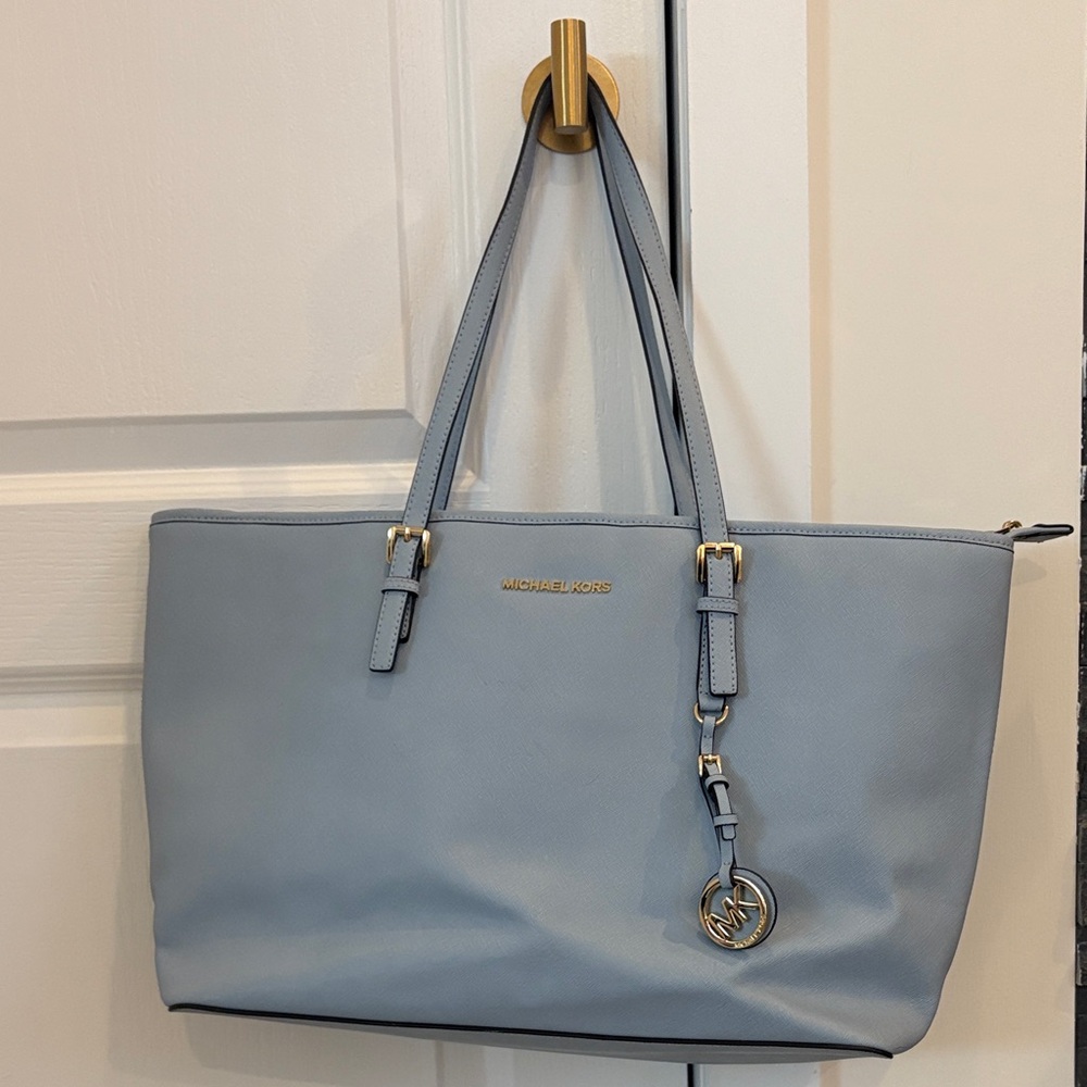 Michael Kors Sky Blue Tote Bag